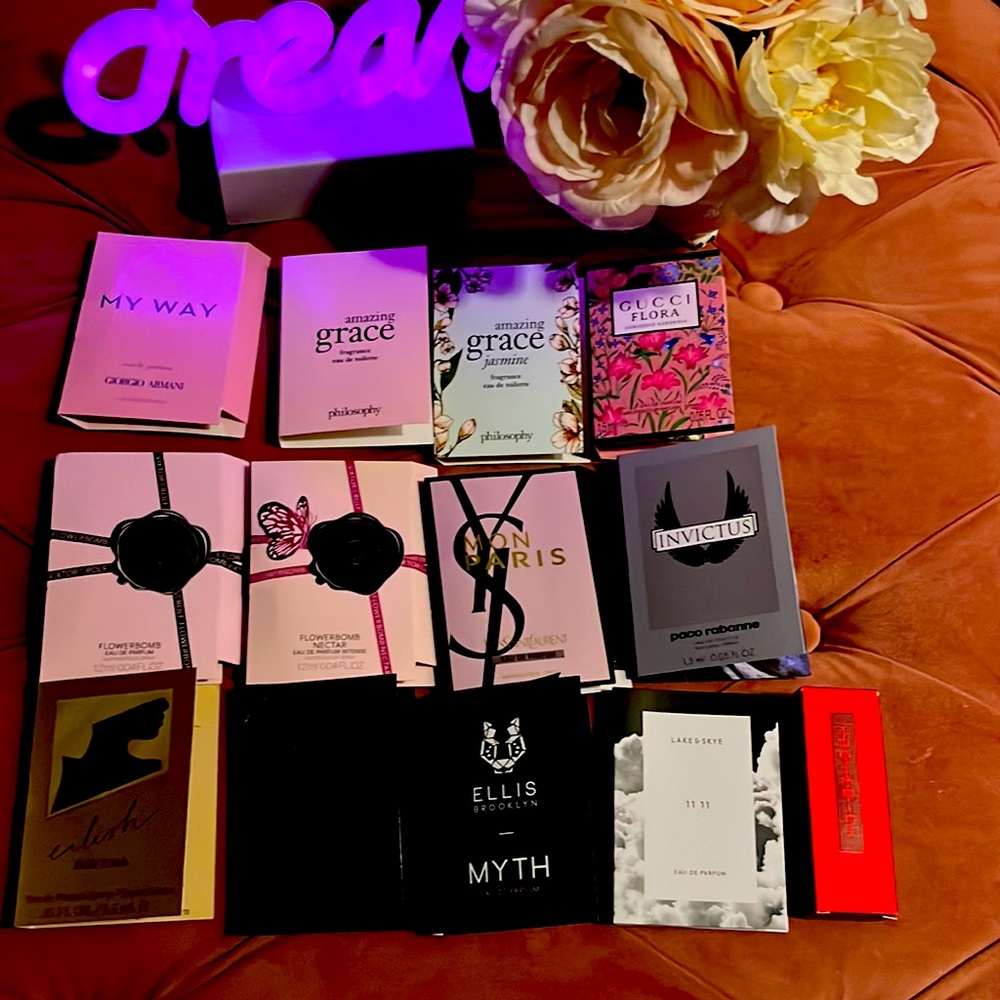 Trial perfume lot.